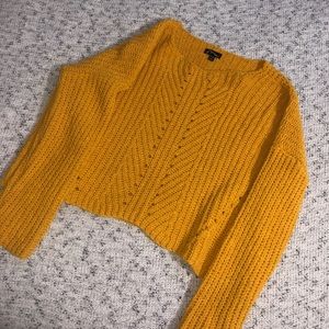 Soft Yellow Knitted Sweater